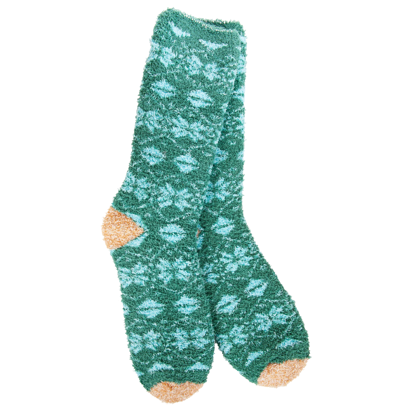 World's Softest Socks Fireside Crew Winter- Woodland Fair Isle- 342