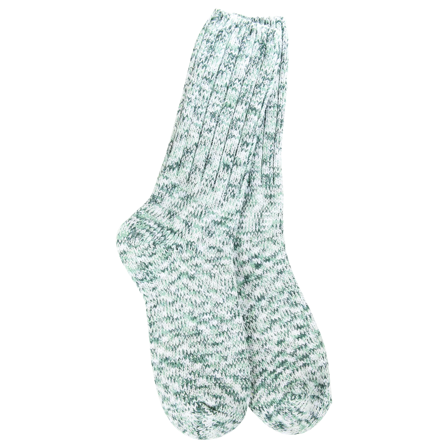 Weekend Collection Holiday Ragg Crew Socks- Spruce- 313