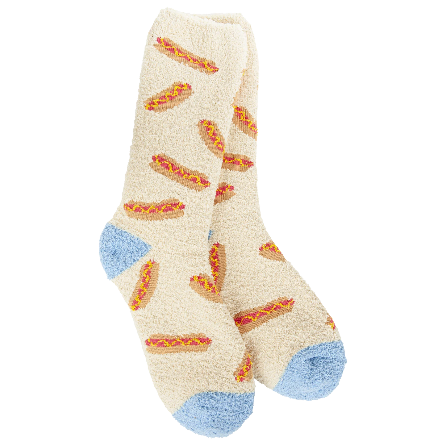 Cozy Collection Cozy Fall Crew Sock- Hot Dog- 124