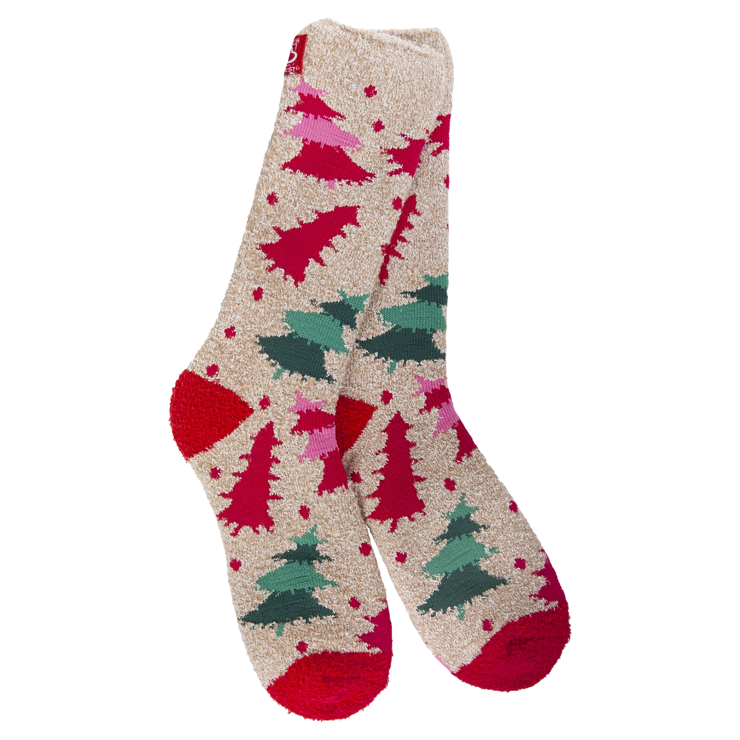 Cozy Collection Cozy Crew Socks- Pine Trees- 155