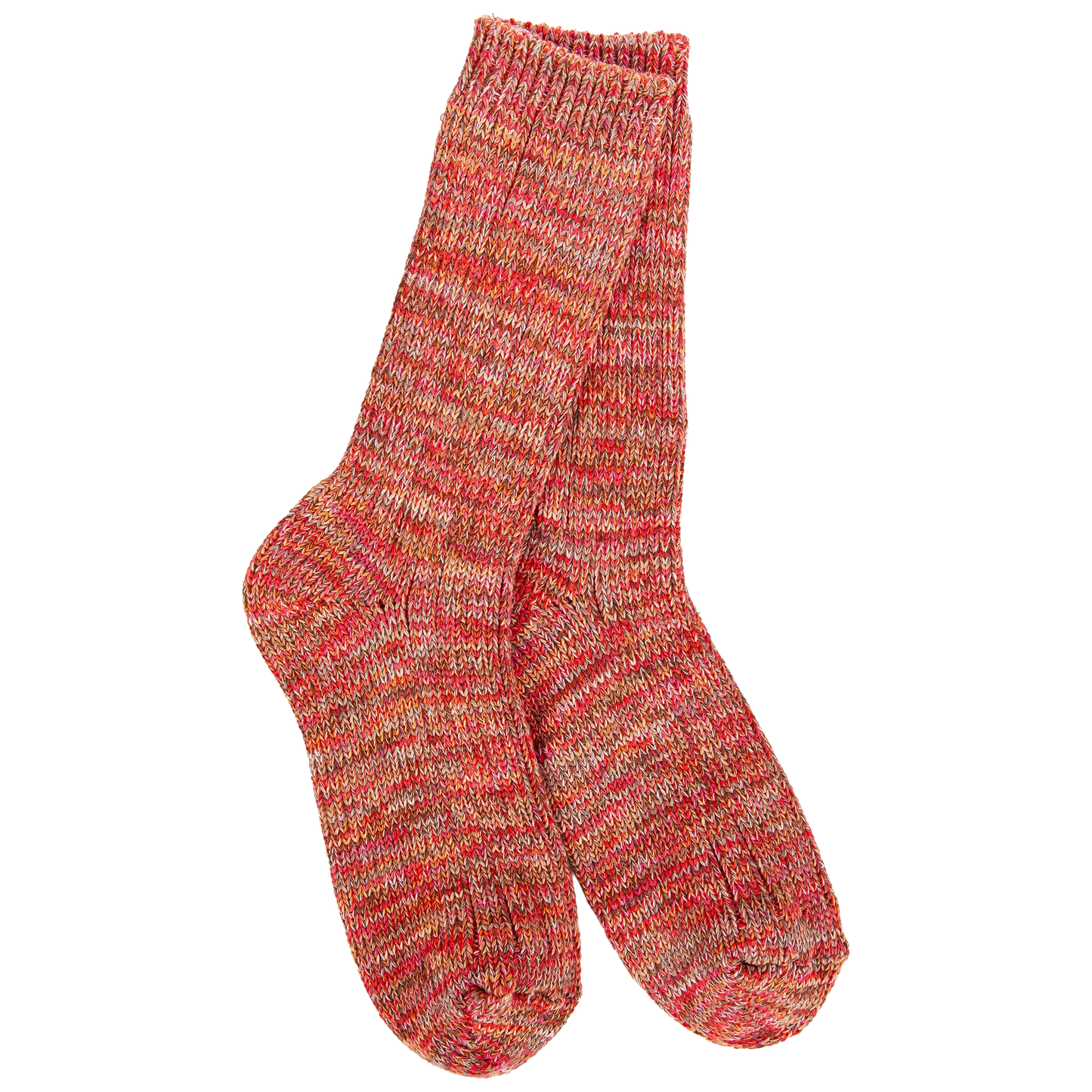 World's Softest Socks Weekend Missioni Crew- Brick- 628