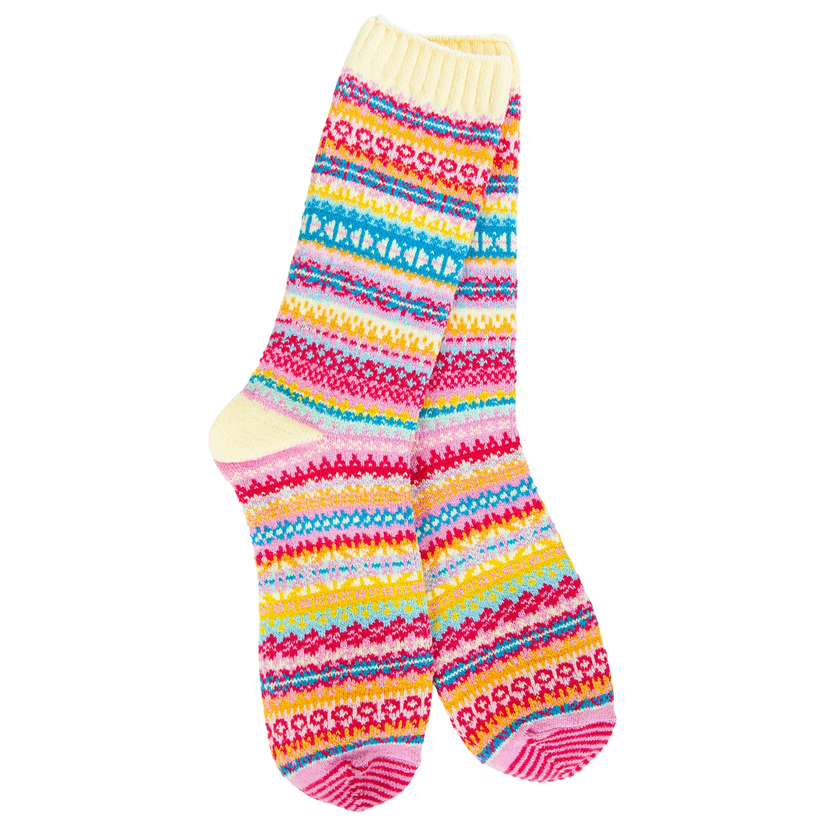 World's Softest Socks Weekend Nordic Crew- Whimsy- 768