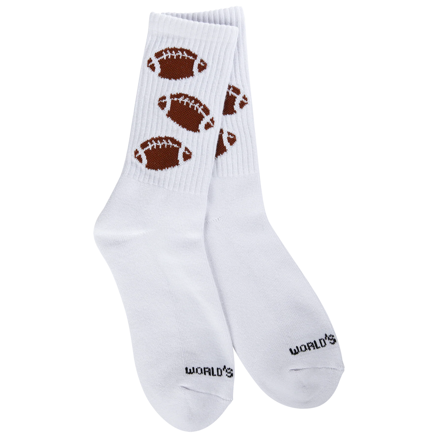 Weekend Collection Sport Mini Crew Socks- Football