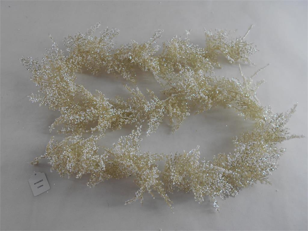 Glittered Champagne Bubble Garland