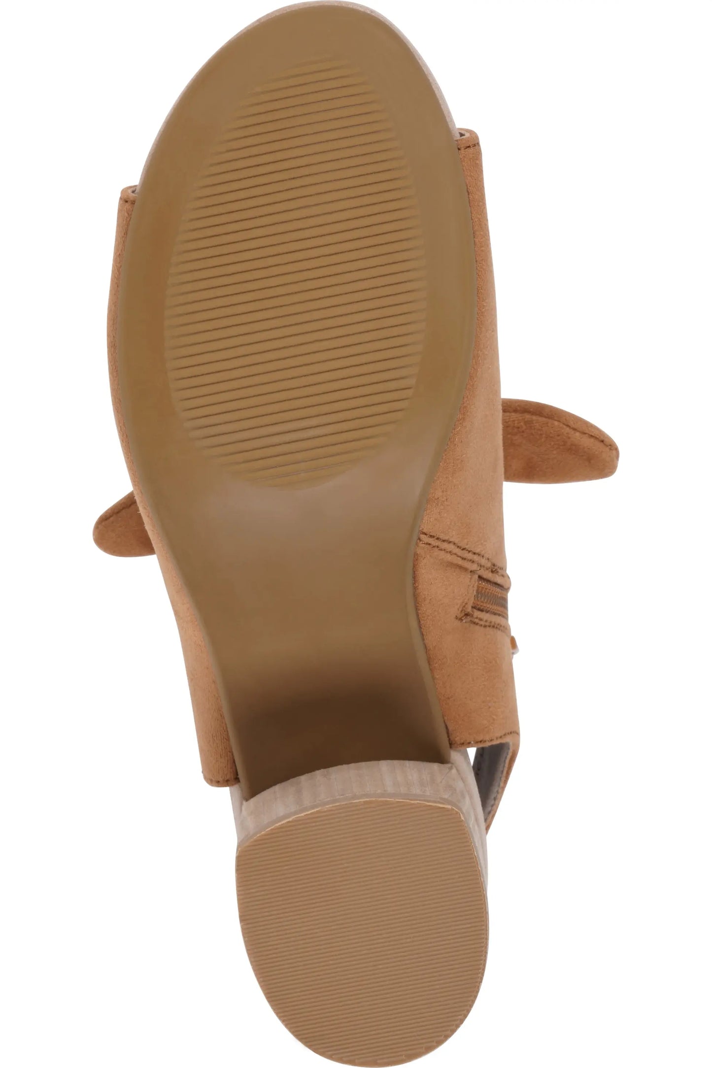 Women's Kimora Heeled Sandals- Tan Suede