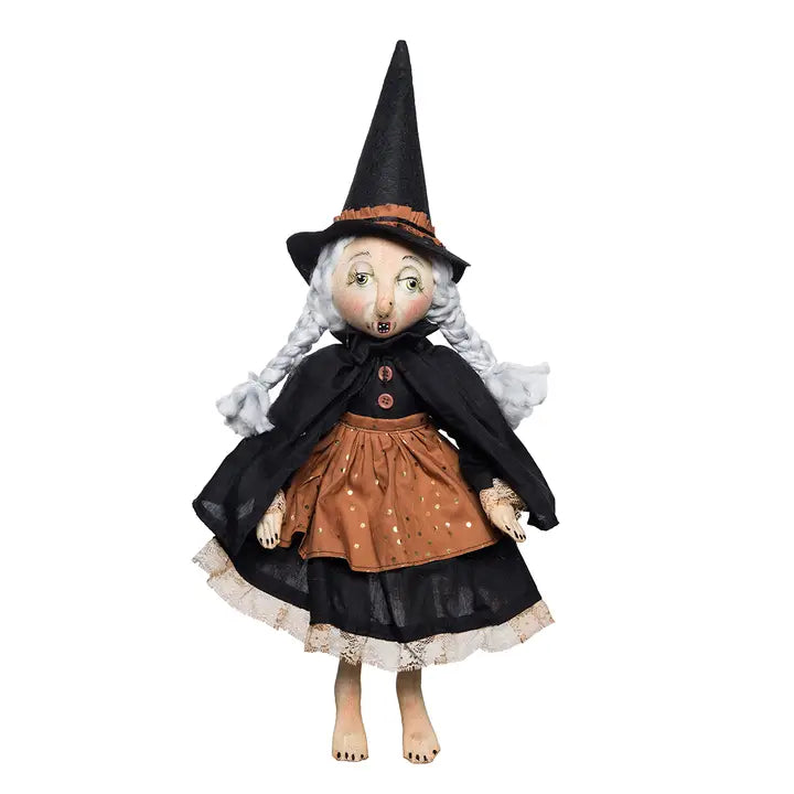 Morrigan Witch Gathered Traditions Art Doll