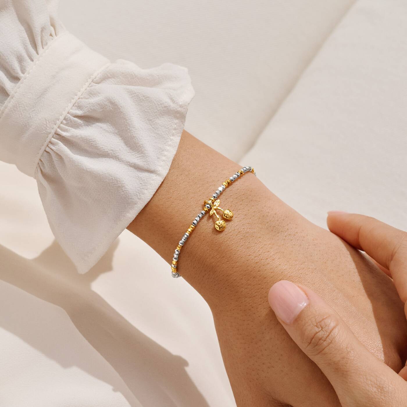 Little Stories Bracelet In Silver and Gold-Tone Plating- Mon Cheri