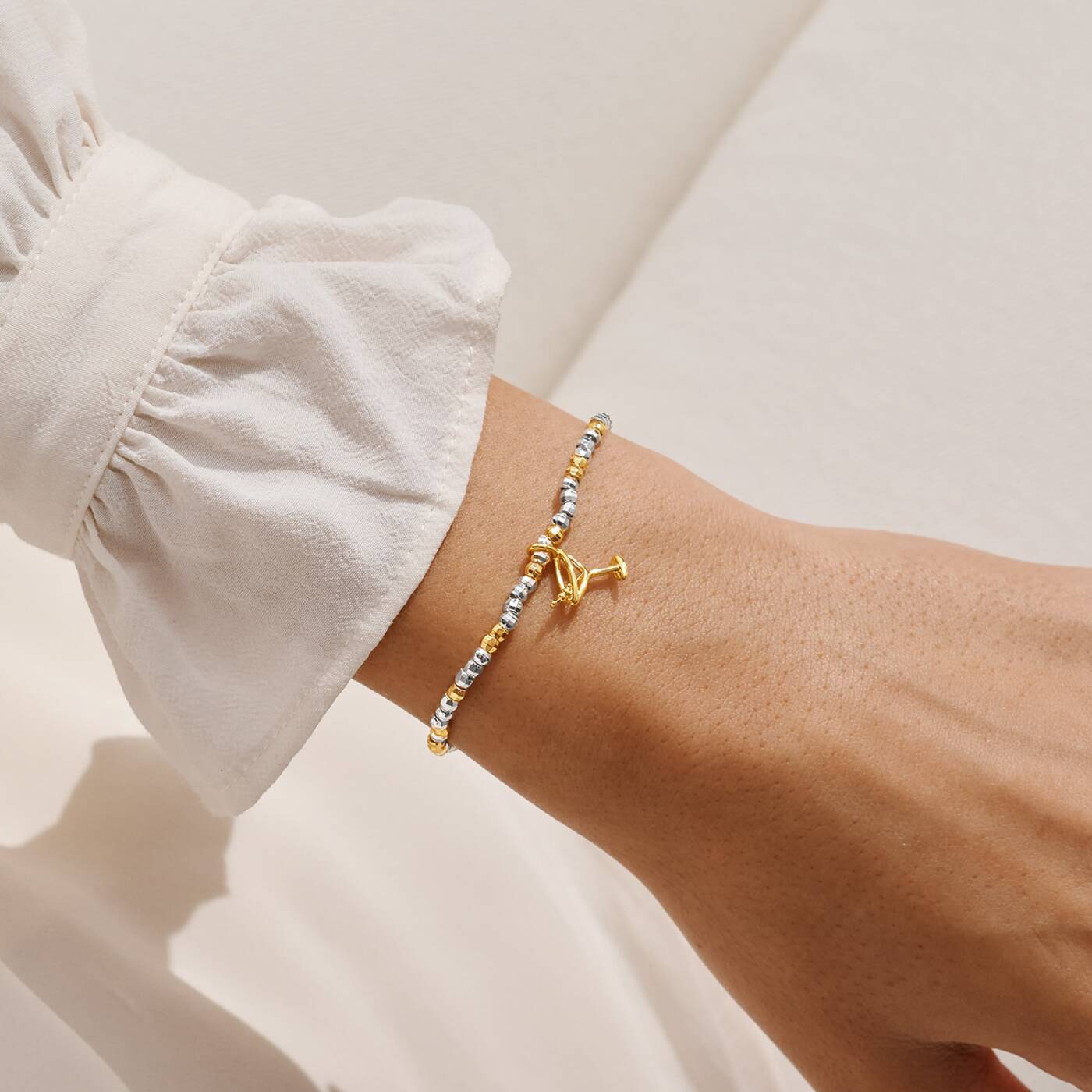 Little Stories Bracelet In Silver and Gold-Tone Plating- Tini Bit Older