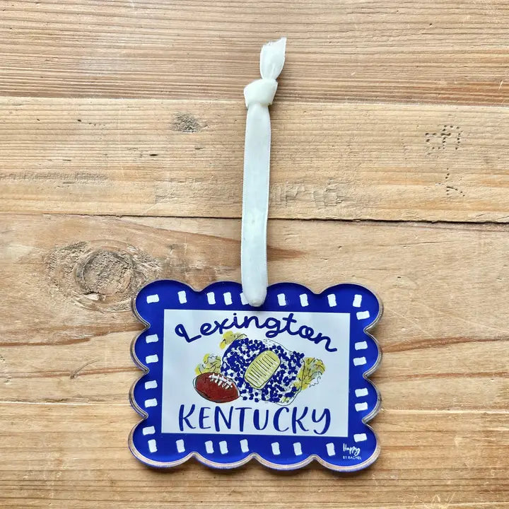 Lexington Acrylic Scallop Stadium Ornament