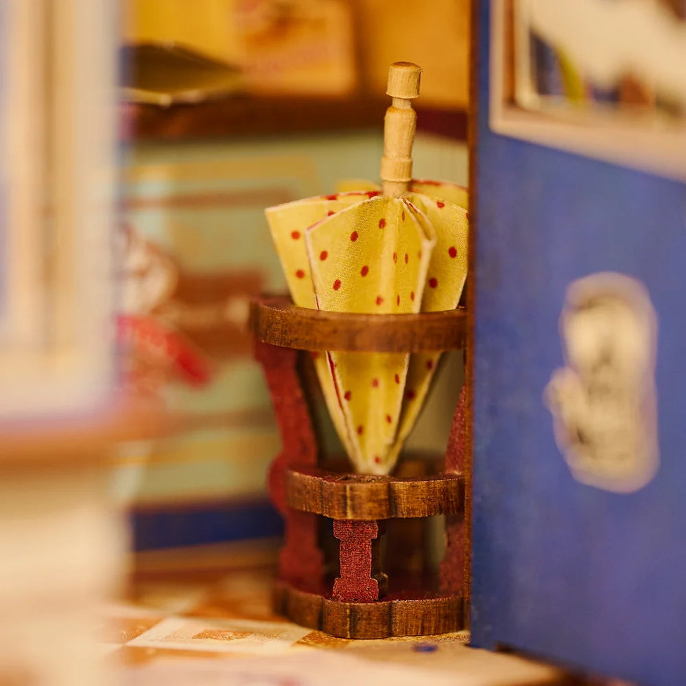 Blueberry Lane Tea DIY Miniature Book Nook Kit