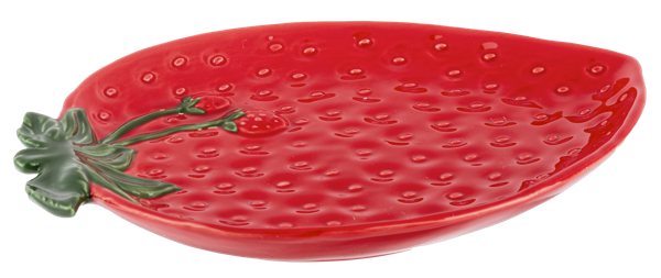 Ceramic Strawberry Plate