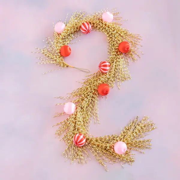 Glitterville Christmas Gilded Twirl Garland
