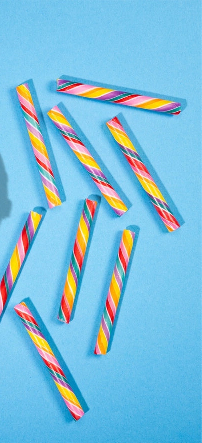 Bluey "Family Hearts" Mini Dome Tumbler Filled with Candy Sticks
