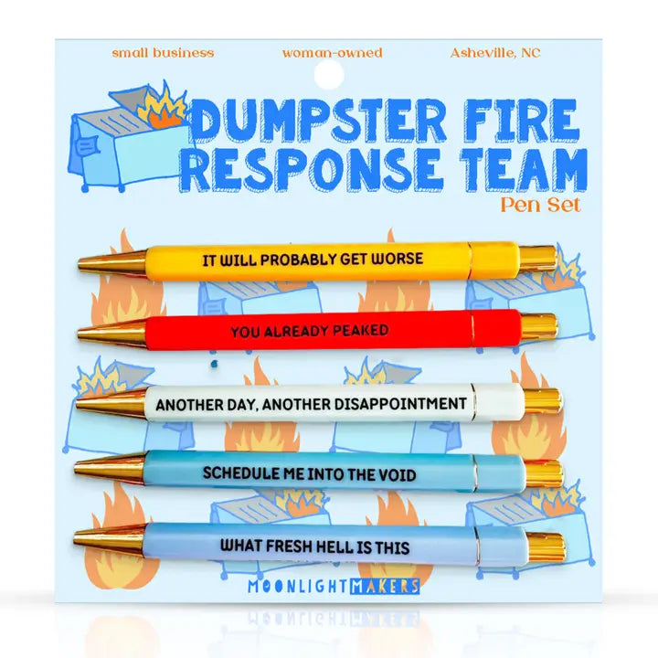 Dumpster Fire Response Team Pen Set