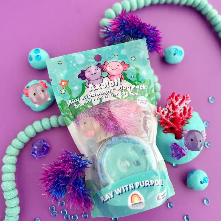 Kid Dough Axolotl Mini Play Pack