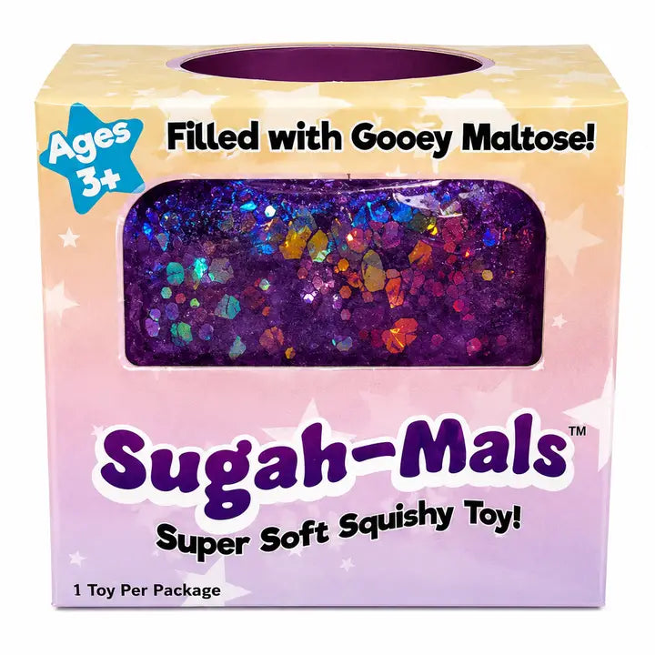 Sugah-Mals Glitter Mini Sugar Cube Squishy Toy