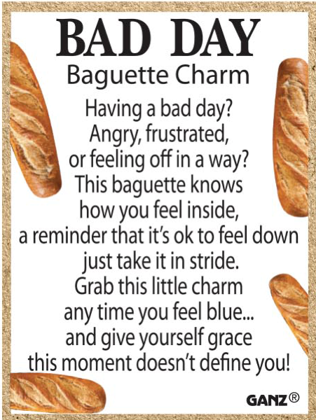 Bad Day Baguette Charms