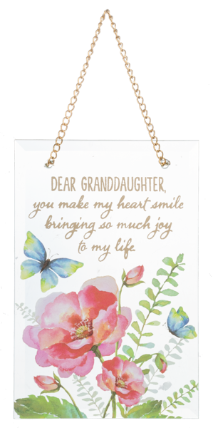 Dear Loved Ones Glass Wall Plaques