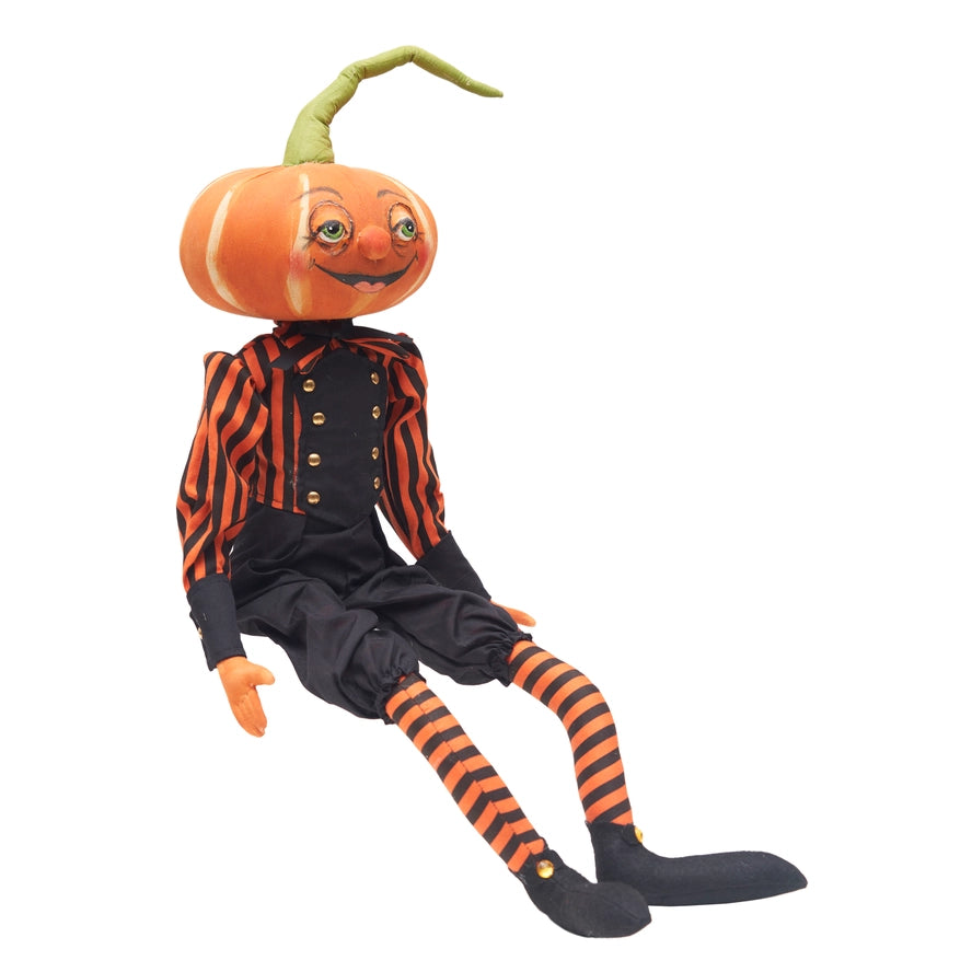 Pascal Pumpkin Gathered Traditions Art Doll