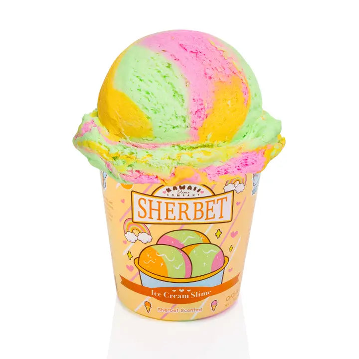 Sherbet Scented Ice Cream Pint Kawaii Slime