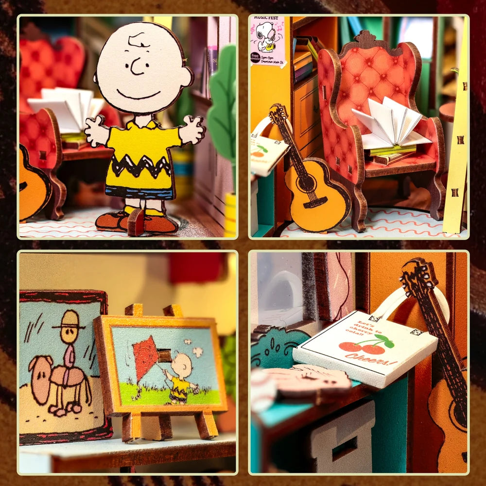 Peanuts Storybook Corner- DIY Miniature Book Nook Kit (Copy)