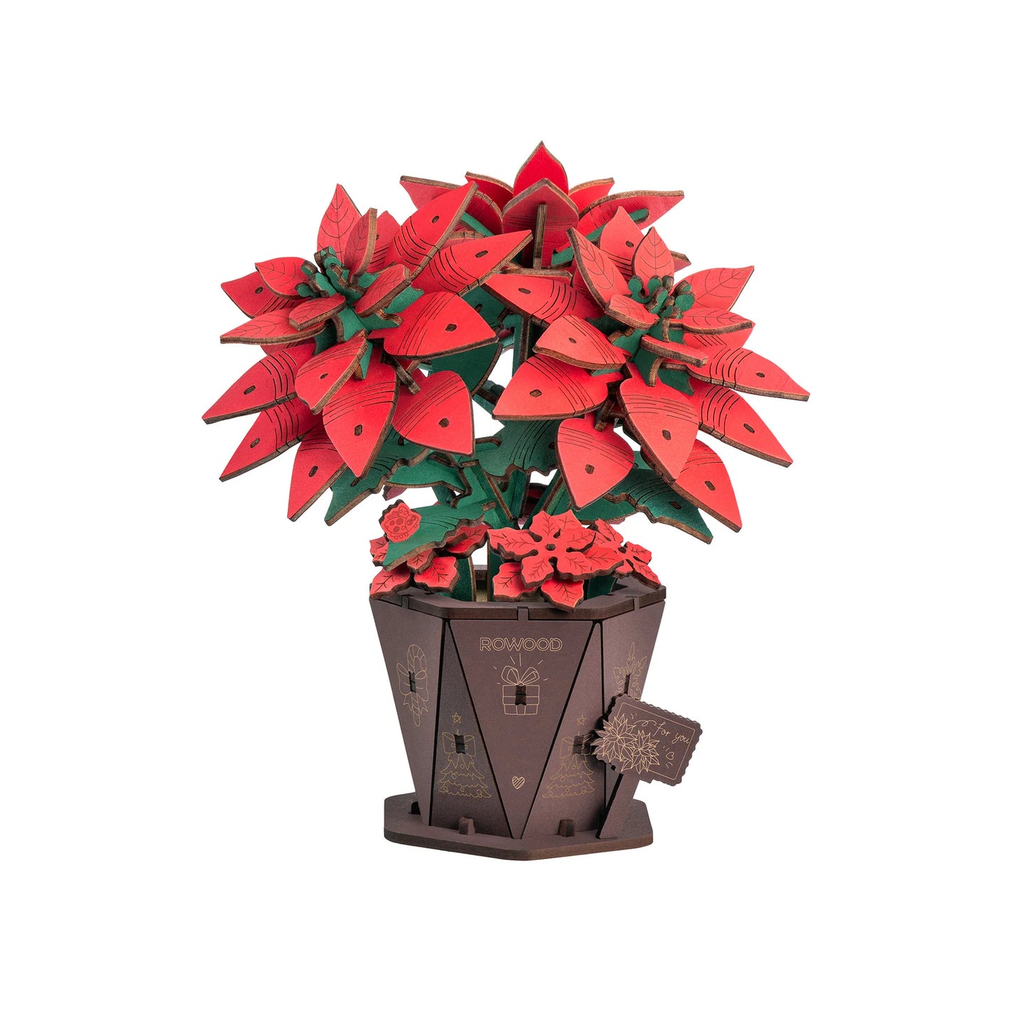 Poinsettia 3D DIY Puzzle