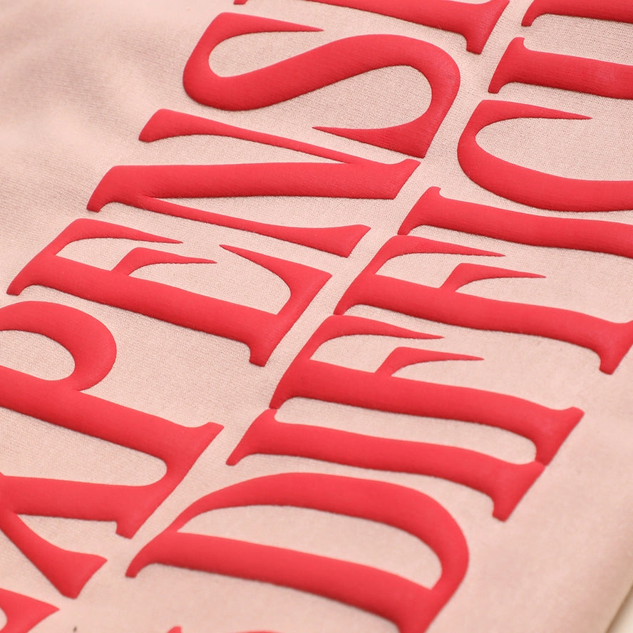 Expensive & Difficult Puff Dusty Rose Sweatshirt