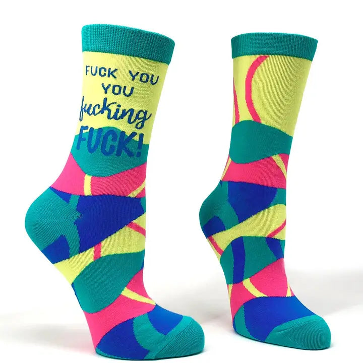 F**K You You F..King F**K Ladies' Crew Socks