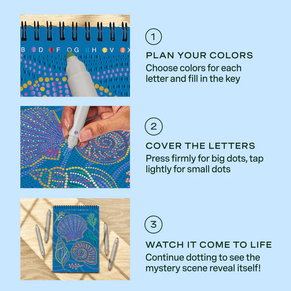 FlowArt® - Dot-By-Letter- Into the Deep - Metallic Ink