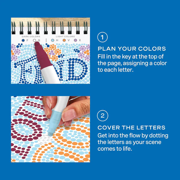 FlowArt® Mini - Dot-by-Letter- Pocket Positivity