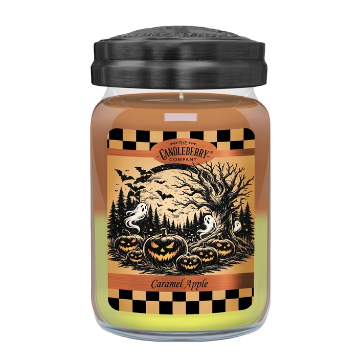 The Candleberry Company Halloween - Caramel Apple, Large Jar Candle
