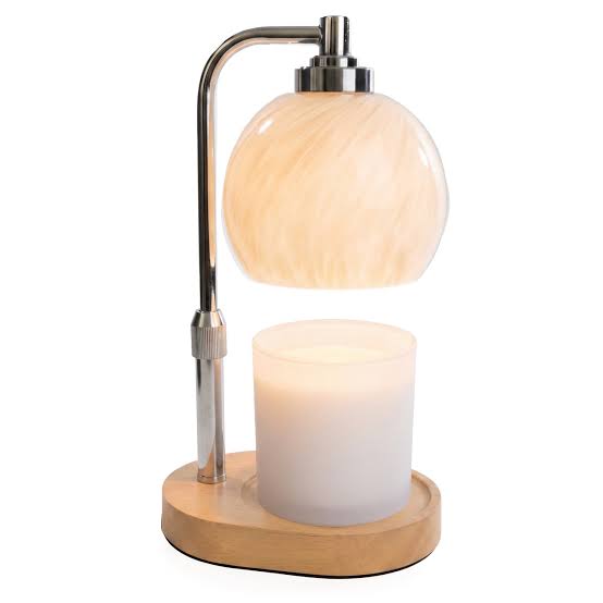 Candle Warmers Swirl Blown Glass Candle Warmer Lamp