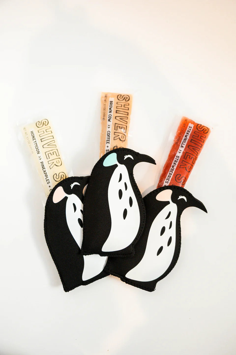 ShiverSticks Penguin Popsicle Koozies