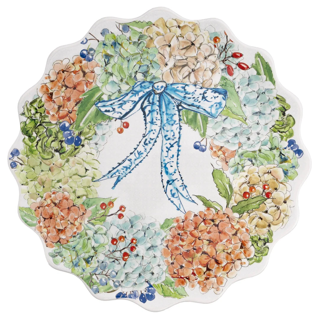 Fall Hydrangea 12" Platter