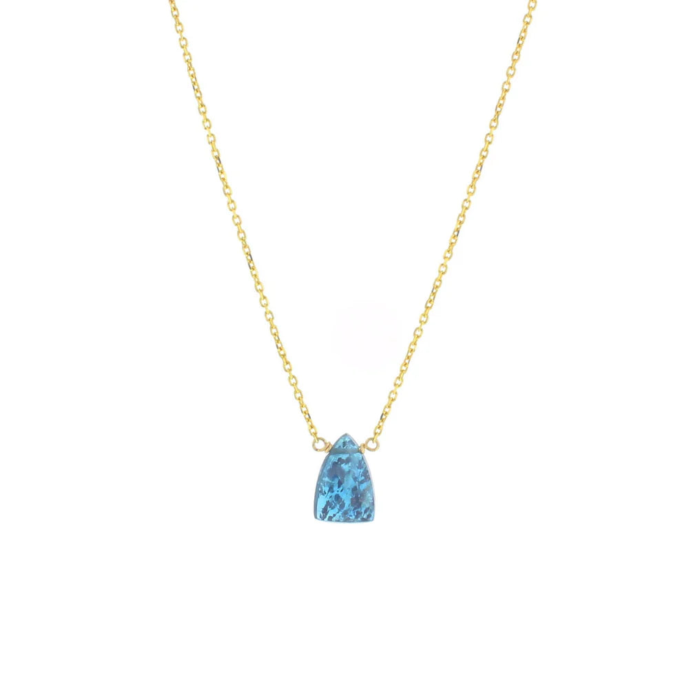 Lotus Jewelry Studio Gold Mila Necklace With Kyanite