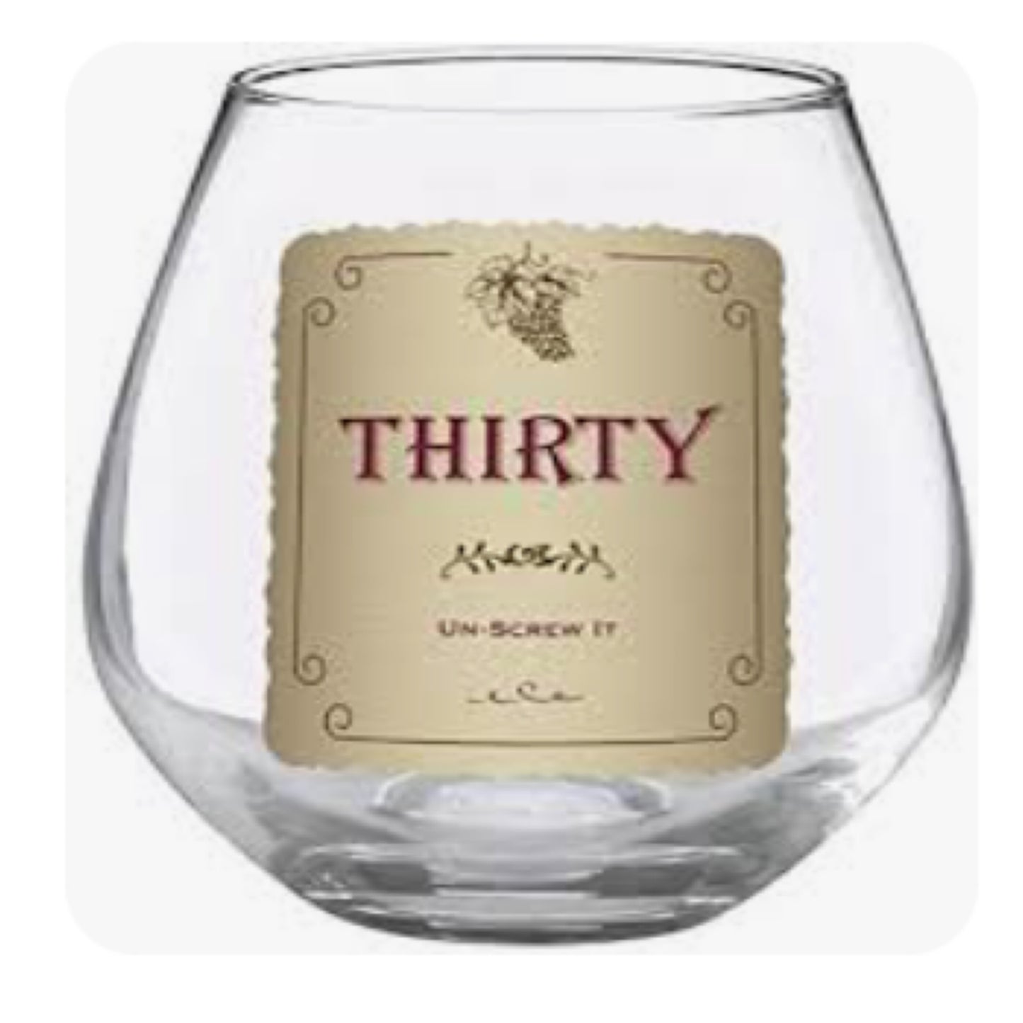 Thirty Wine Glass