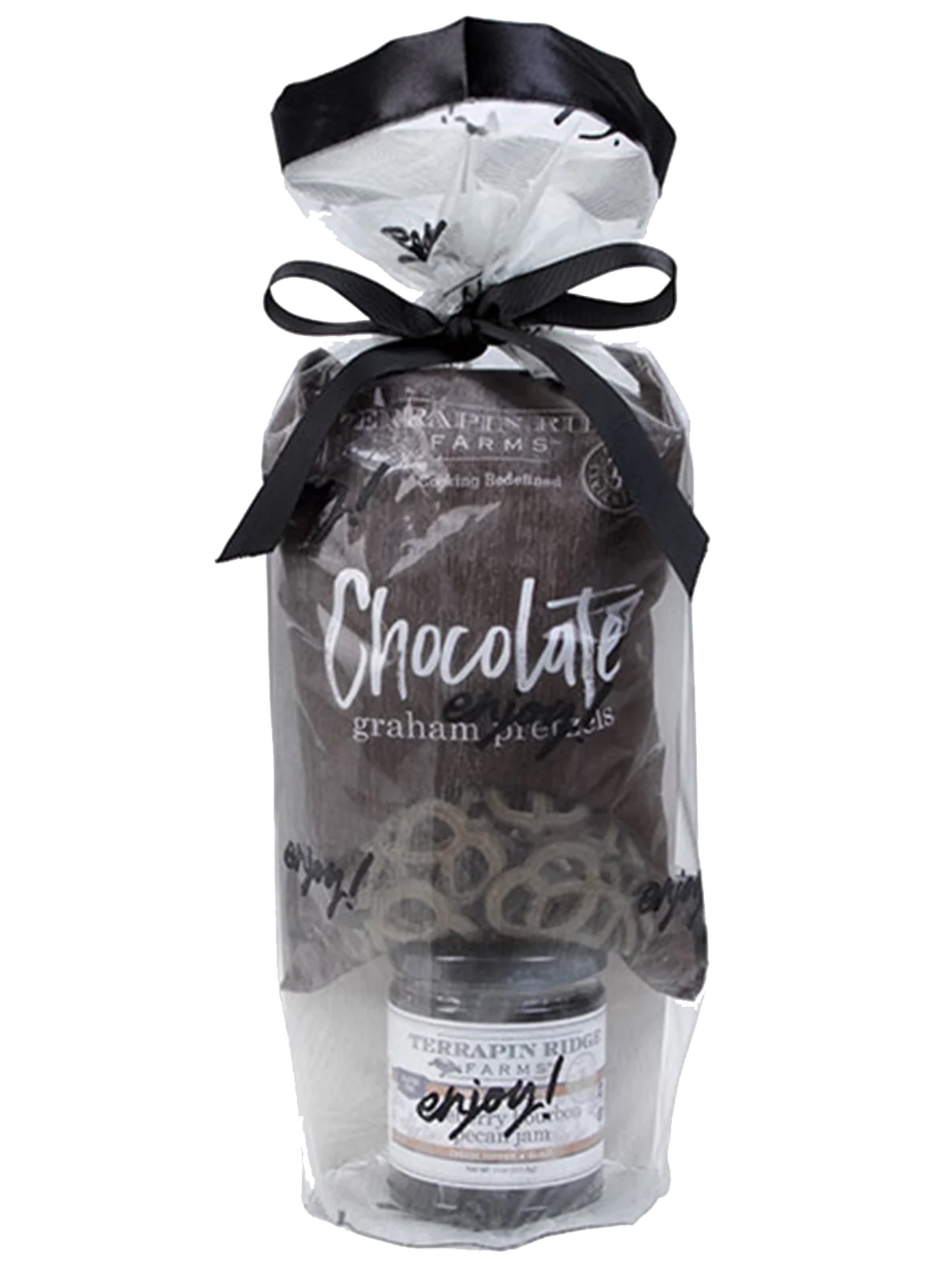 Terrapin Ridge Grab N Go Bag- Blueberry Bourbon Pecan Jam & Chocolate Pretzels