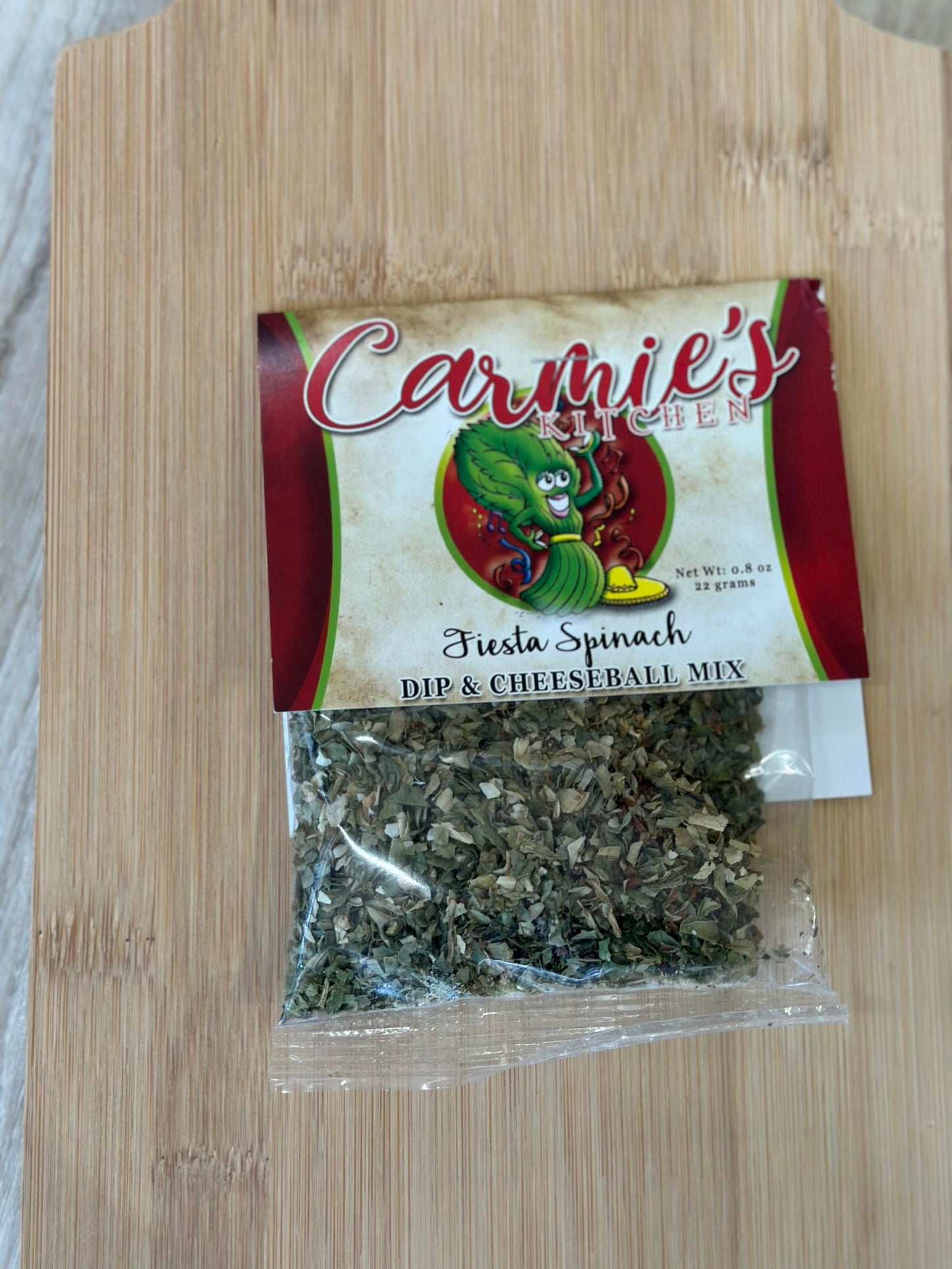 Carmie's Kitchen Fiesta Spinach Dip & Cheeseball Mix