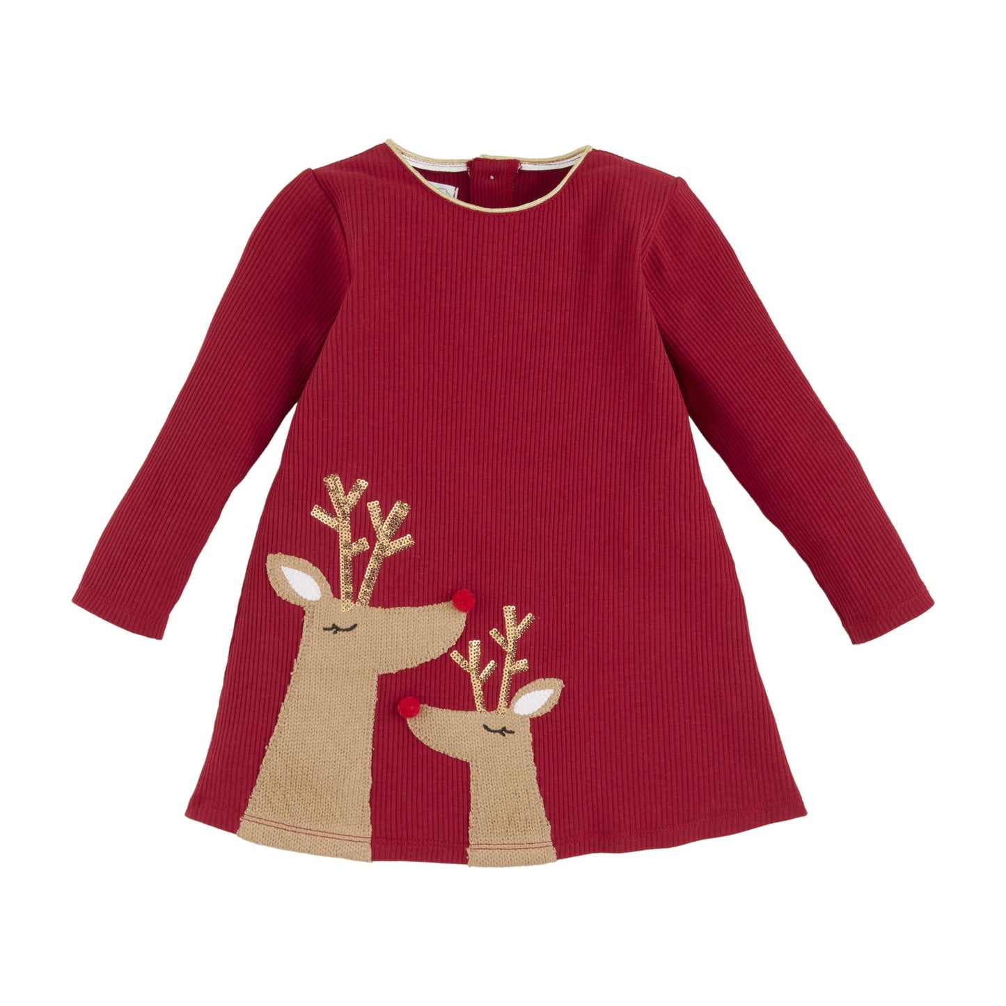 Mud Pie Girls Children Reindeer Tshirt Dress