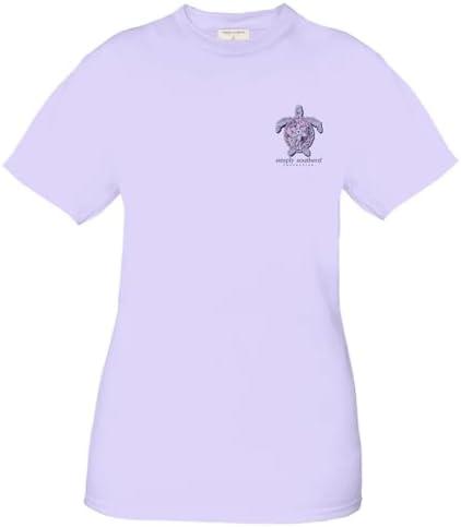 Simply Southern Womens Relaxed-Fit Save The Turtles Short Sleeve T-Shirt