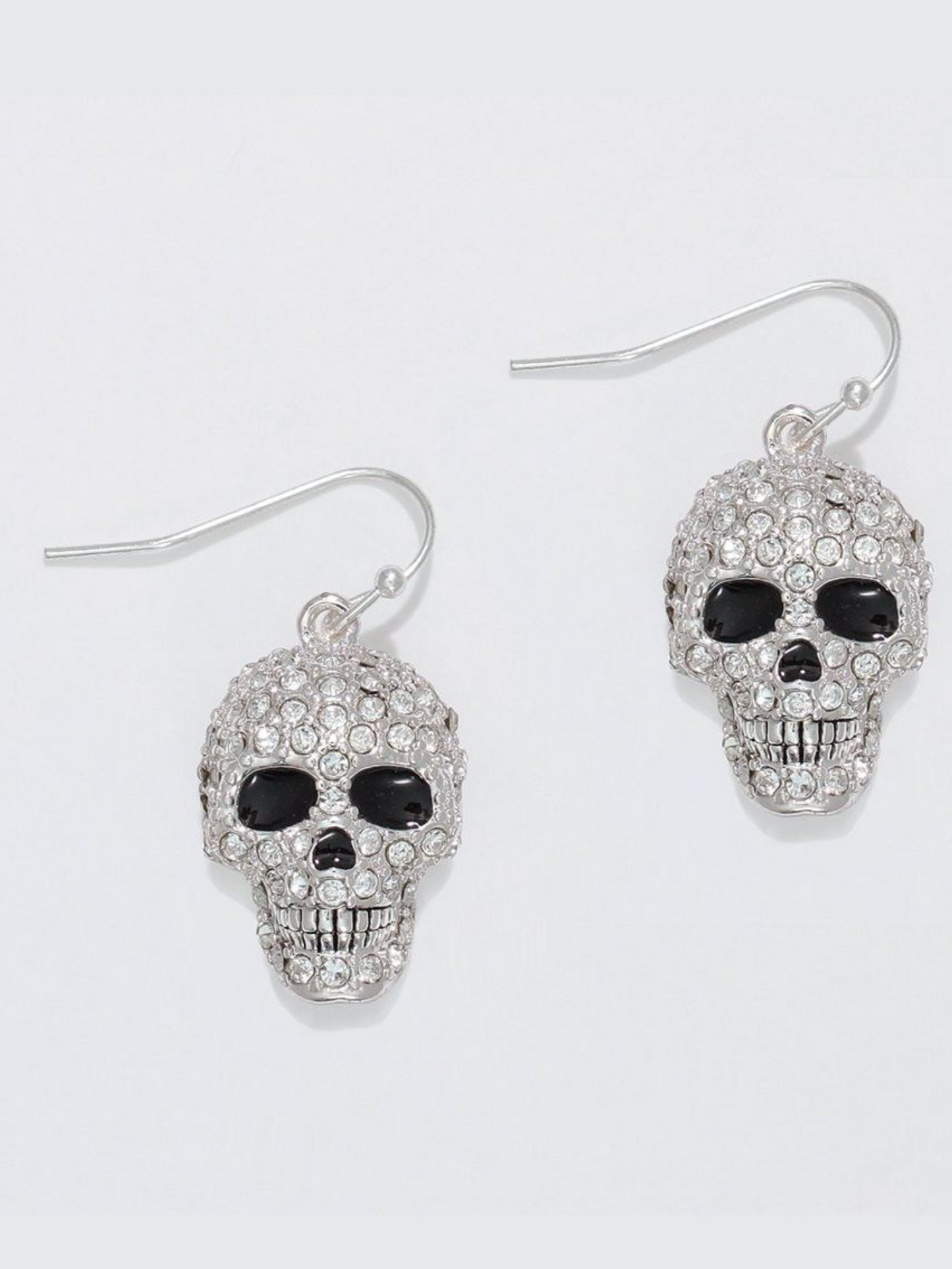 Crystal Skull Earrings