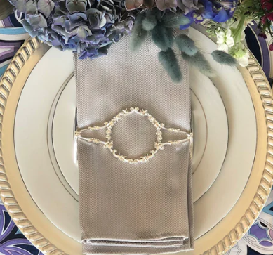 Filigree Napkin Wrap set