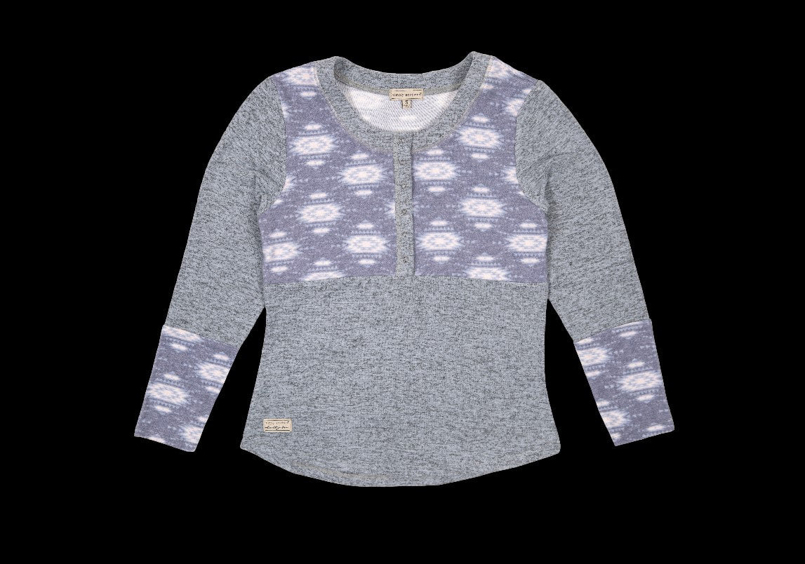 Simply Southern Knit Top With Buttons