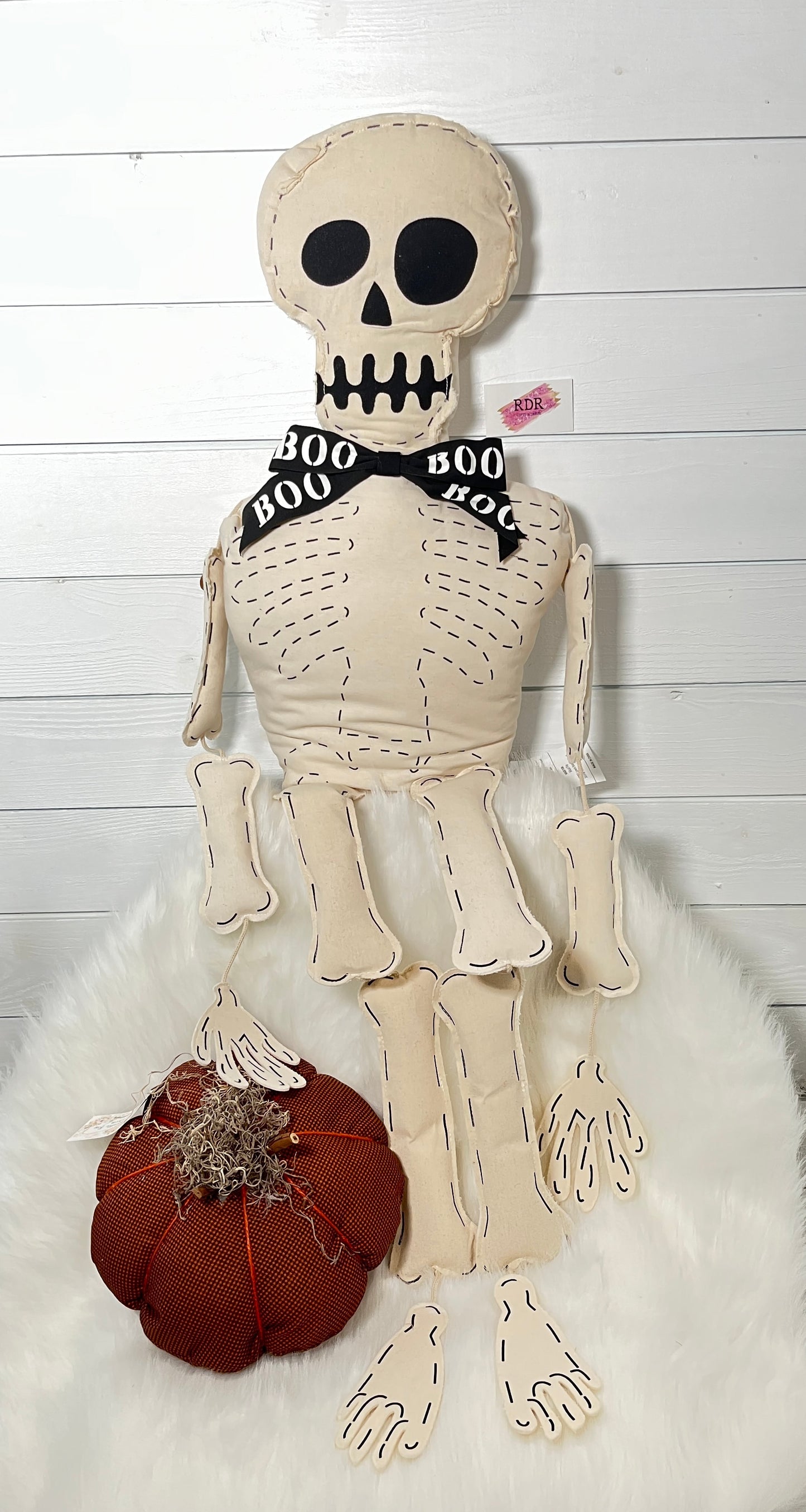 Stuffed Skeleton Sitter