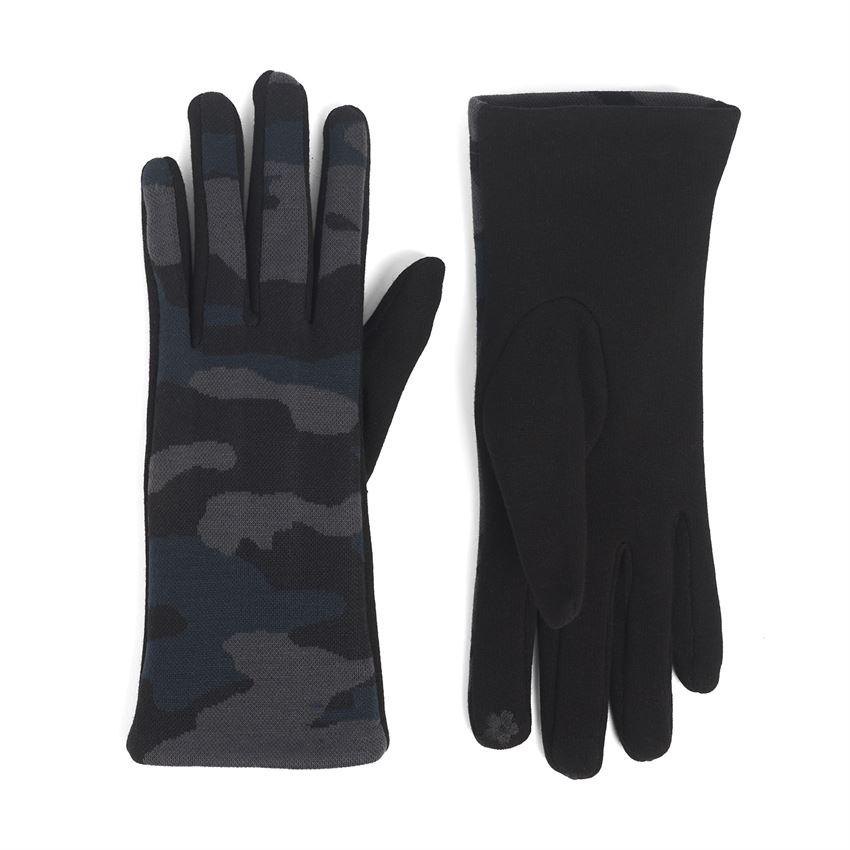 Coco + Carmen Blue Camo Touchscreen Gloves