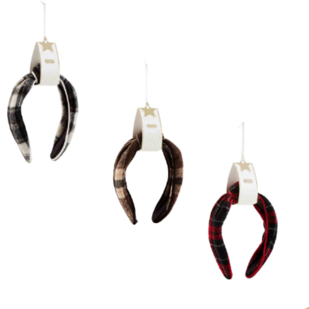 Mud Pie Women's Plaid Headband