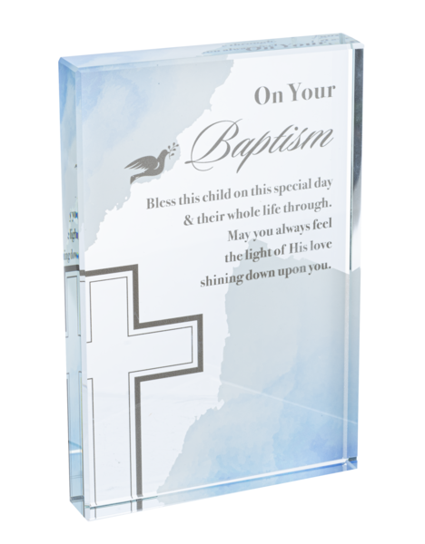 Glass Block Sacrament Gift