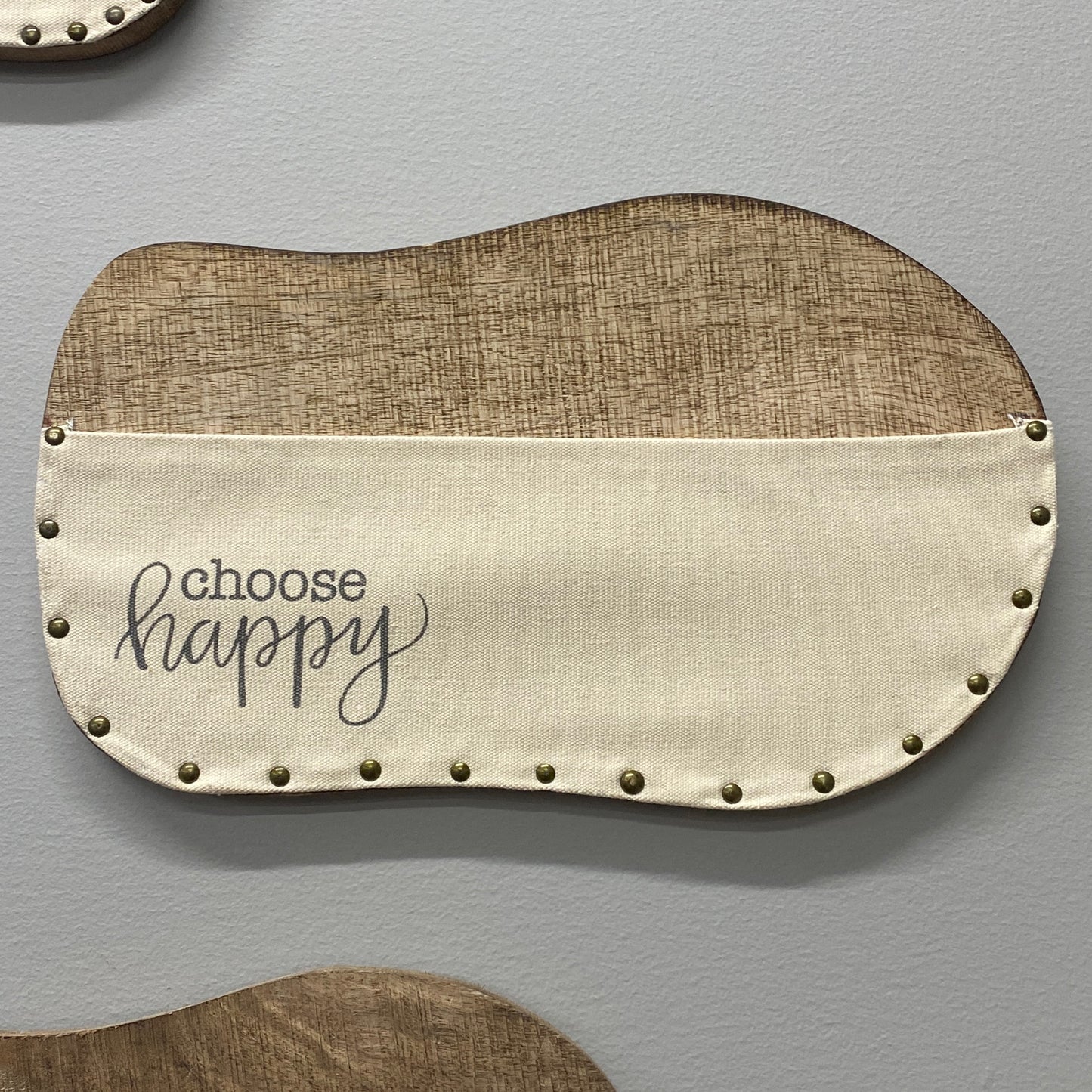 Choose Happy Wall Pocket