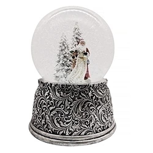 Santa Dome Christmas Snow Globe Tabletop Decor