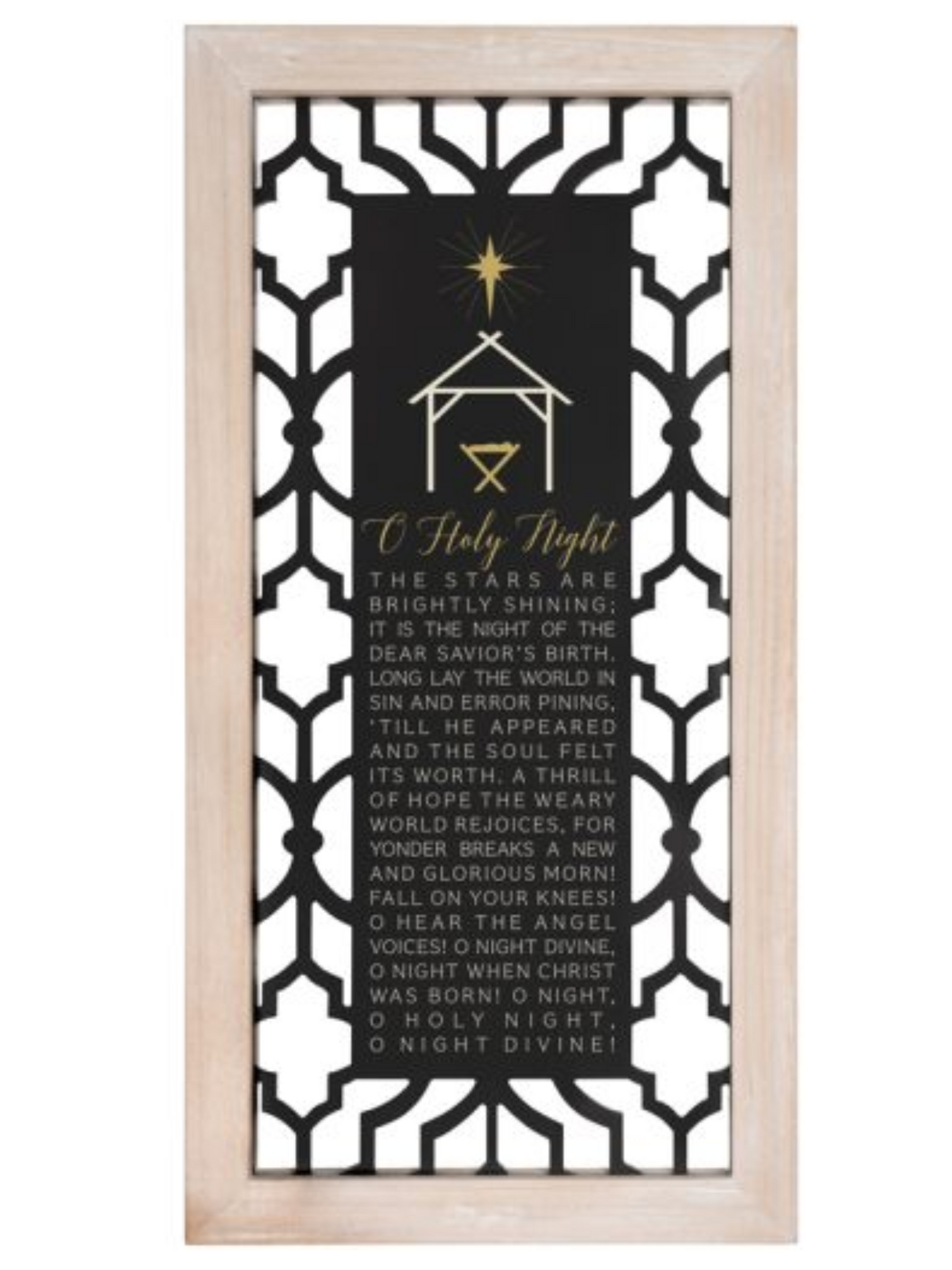 O Holy Night Framed Wall Decor